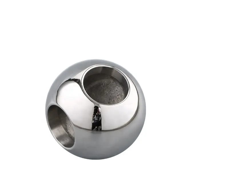 Balls for alloy ball valves 2019 Stainless Steel valve ball curved trough