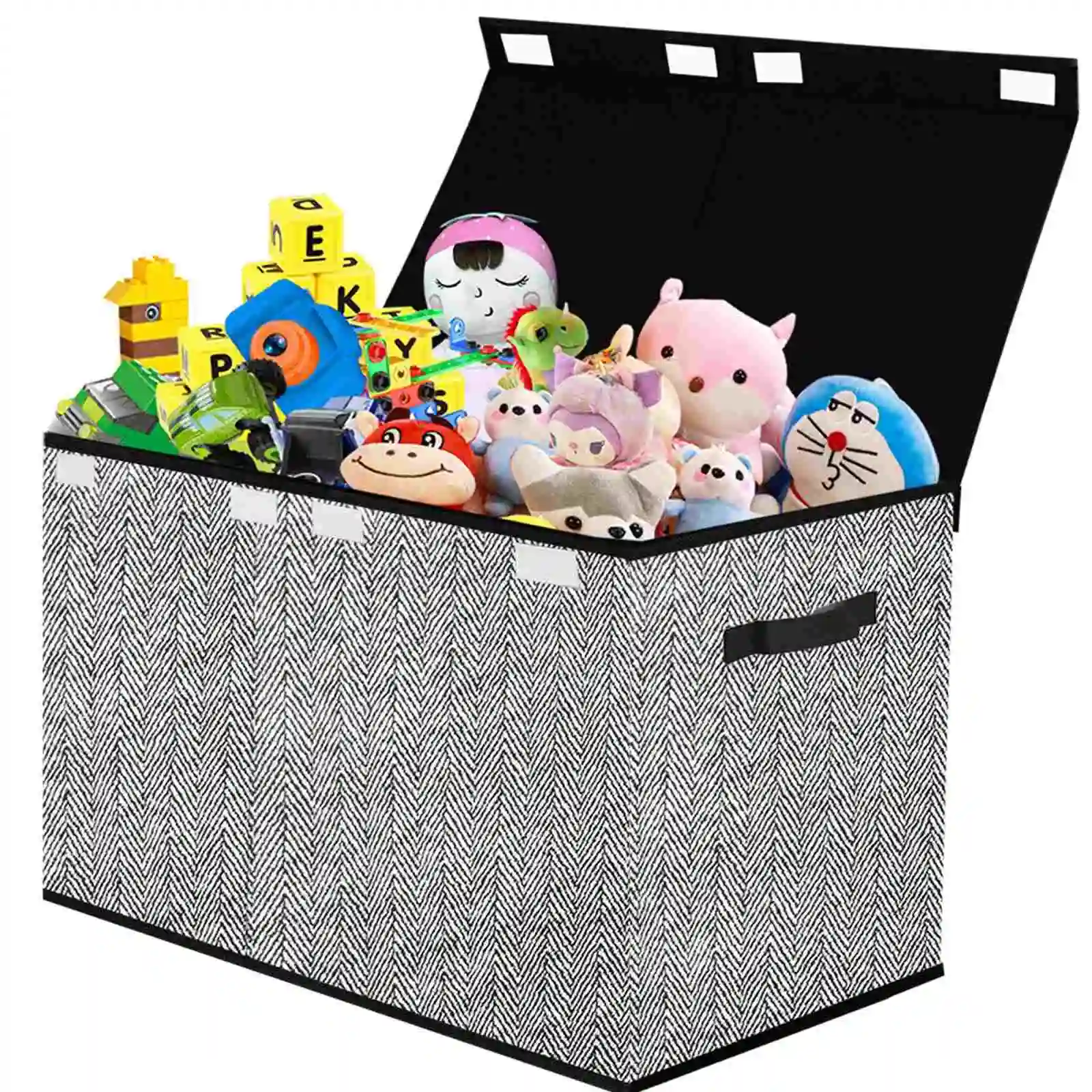 Контейнеры для хранения ткани с крышками складные большие ящики для хранения игрушек, органайзер, коробка для детей