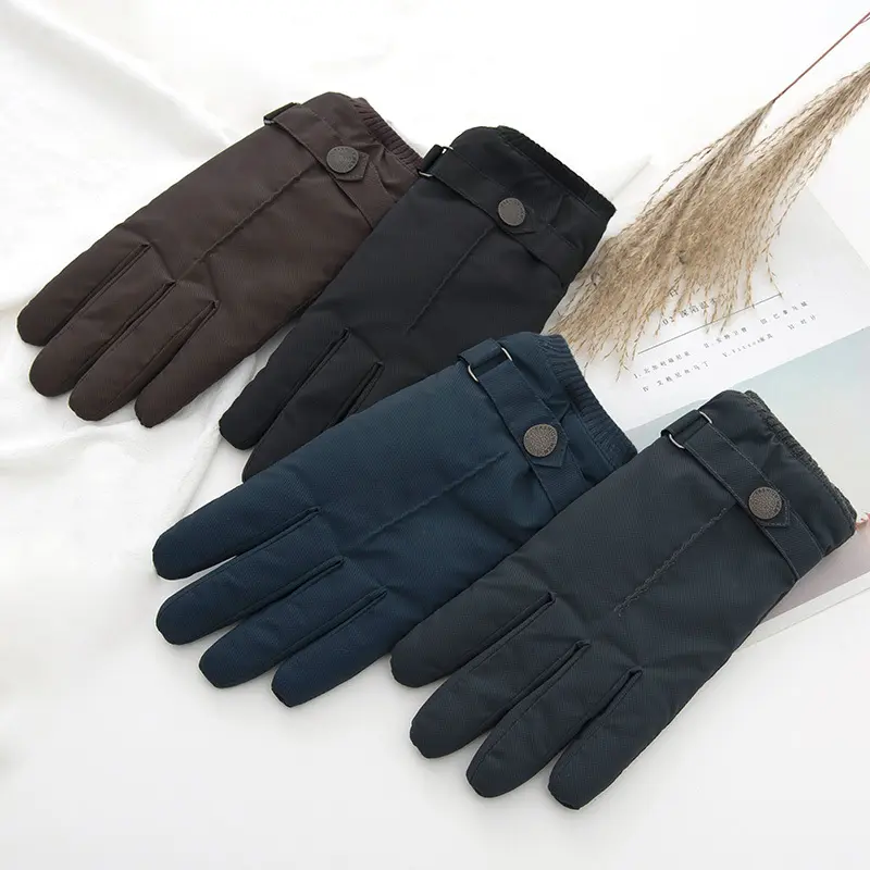 Лучшая цена, прочные Водонепроницаемые зимние теплые перчатки для сенсорных экранов для спорта на открытом воздухе, велоспорта для мужчин
