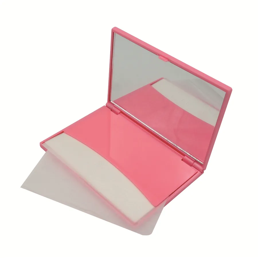 Маслопоглощающие промокание листы бумажные салфетки для лица коробка или пластиковая коробка