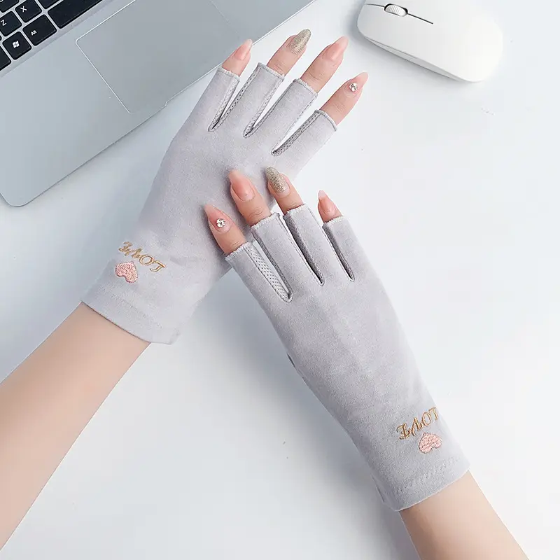 1 пара перчаток для маникюра с УФ-светодиодной защитой для ногтей перчатки с защитой от УФ-лучей для гель-лампы для ногтей