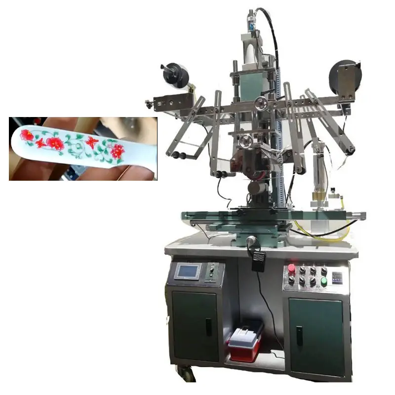 Plane And Round Products Cosmetic Bottle Ceramic Ornament Heat Transfer Printing Machine For Plastic