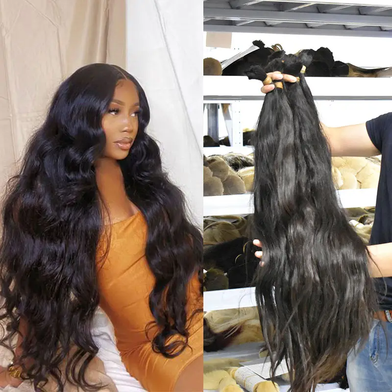 Free Sample 12A Grade Mink Virgin Cuticle Aligned Brazilian Human Hair Extension