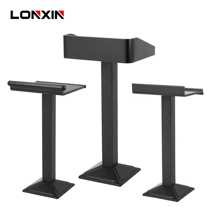 Black Simple Podium Stand