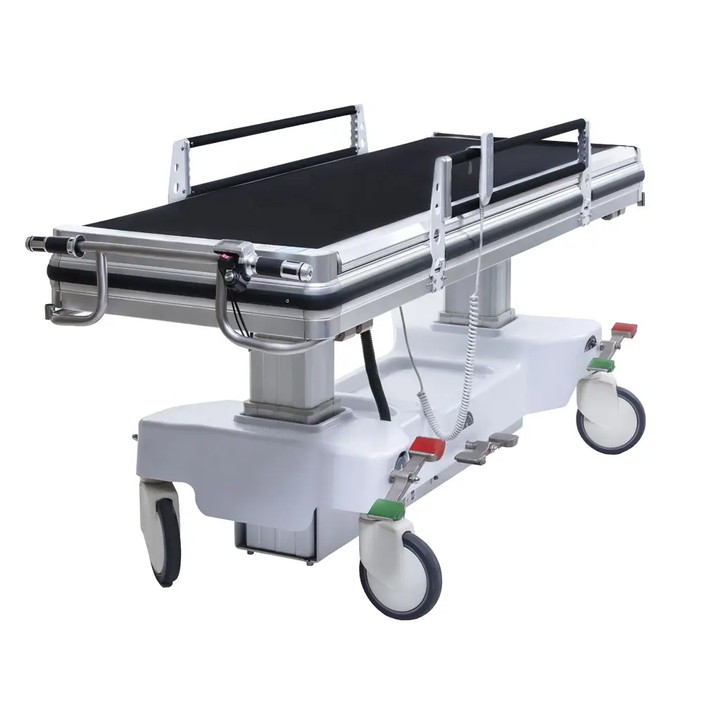 Eco-friendly hospital rescue electric transfer stretcher cart