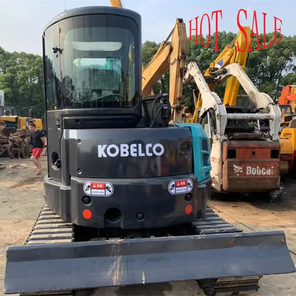 Low price Used Kobelco SK55SR Crawler Excavator For Sale/ used kobelco sk55 hydraulic excavator machine