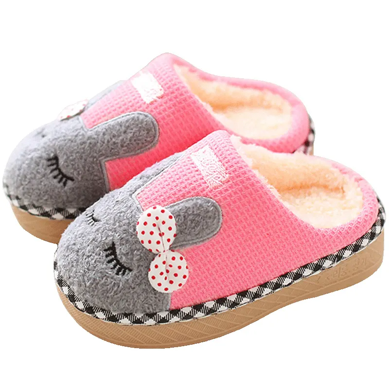 Special Hot Selling Anti-slip Thermal Kid Fluffy Fashion Slippers For Child