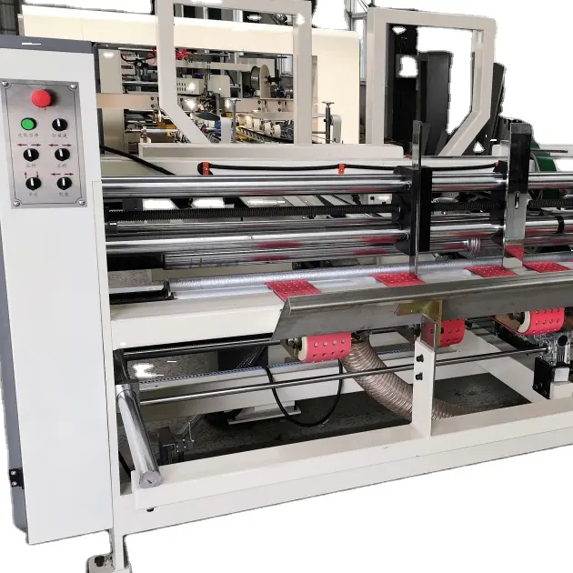 Heavy duty type Automatic folder gluer and stitching machine