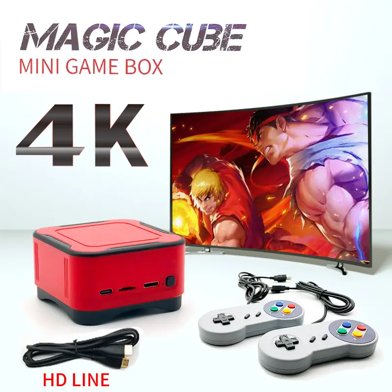 New Mini Retro Game Console Arcade PS FCC Gaming Consoles 4K Video Game Player 16GB 1500 Games Box Home MP3 Mp4 Players