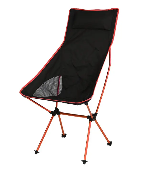 Logo Custom High Back Moon Chair Outdoor Portable Casual Camping Chair Lightweight Wholesale