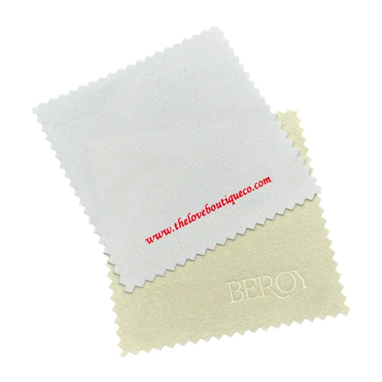 Экологически чистая ткань для полировки ювелирных изделий с тисненым логотипом
