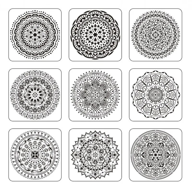 OEM пользовательский шаблон для рисования многоразовый трафарет пластиковая настенная живопись декоративный трафарет