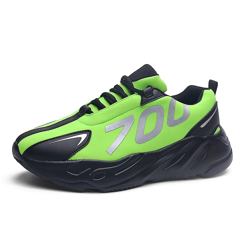 Высококачественные кроссовки Yeezys V2 700 Mnvn, светоотражающая спортивная обувь Yezzys, мужские спортивные кроссовки