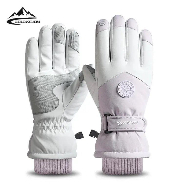 Новое поступление, ветрозащитные зимние лыжные перчатки GOLOVEJOY SK15 для занятий спортом на открытом воздухе, езды на велосипеде, походов, бархатные теплые водонепроницаемые зимние лыжные перчатки