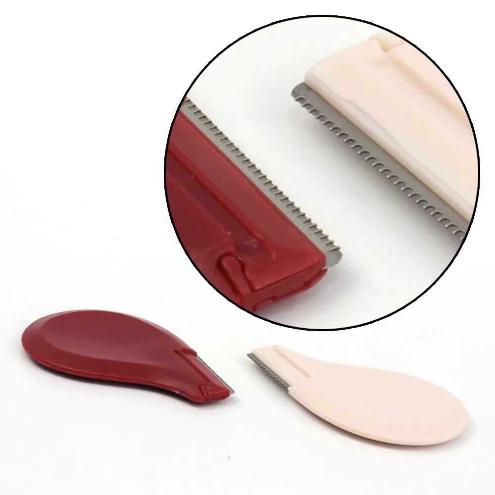 New Design Hot Sale Lady Facial Trimmer Hair Removal Sharp Safe Cut Eyebrow Razor Blade Eyebrow Trimmer