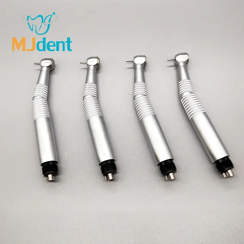 4 Hole Dental Handpiece Dental Turbine LED Handpiece High Speed Push Button Hand Tool With Triple Water Spray 2 Hole/4 Hole