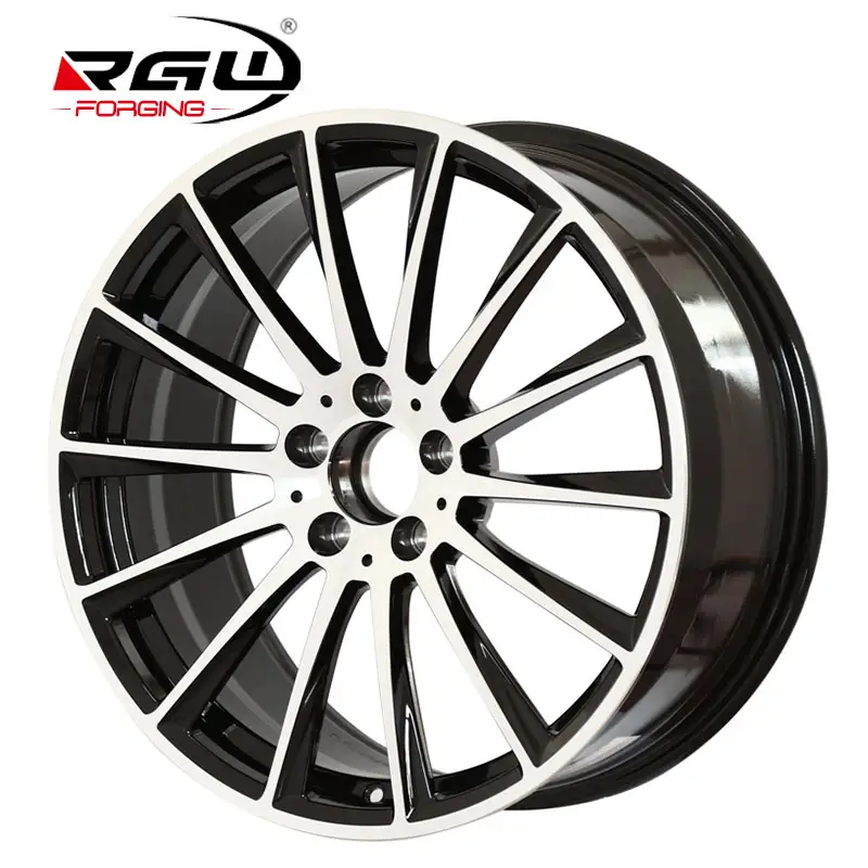 1837 Sport Black Mag Auto Passenger Car Deep Dish Concave Alloy Vip Pcd 5 Hole Lug Stud 5x112 Forged Wheel 18 Zoll 19 20 21 Inch