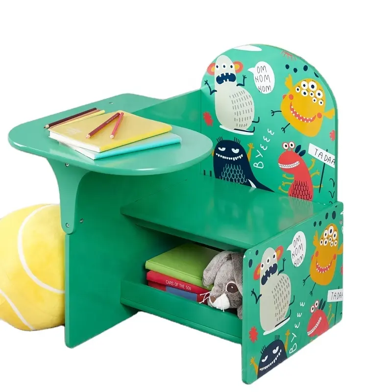 Детский письменный стол и стул с ящиком для хранения Toffy & Friends Monster