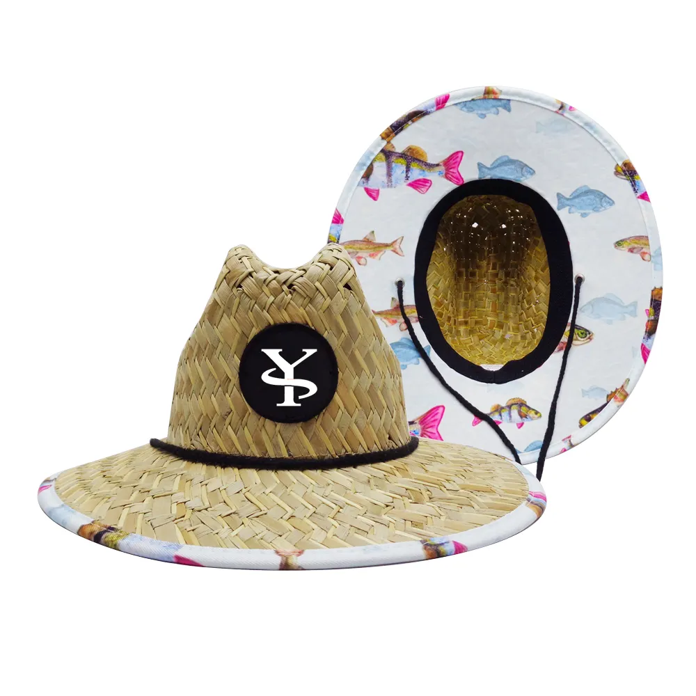 2021 American Popular Natural Grass Infant Straw Hat Beach Kids Summer Hats Girls