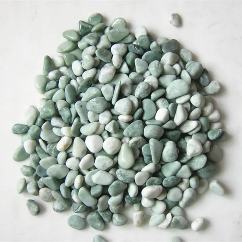 Machine Made Aggregate Crushed Stone Mixed Color Gravel Stone