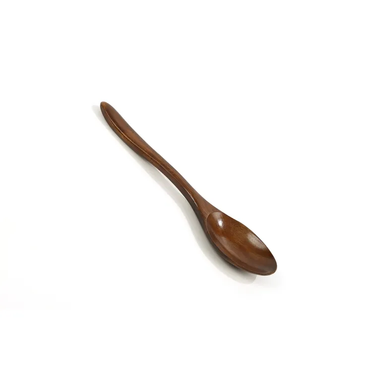 Hot Sell Portable Pure Handcraft Biodegradable Cute Chinese Wooden Cooking Spoon For Gift