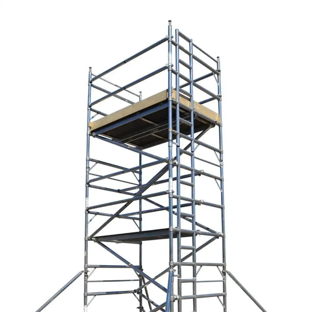 Aluminum Platform Ladder TUV Certificated Building 2x0.75 Narrow Single Width Mobile Scaffolding Tower for Sale