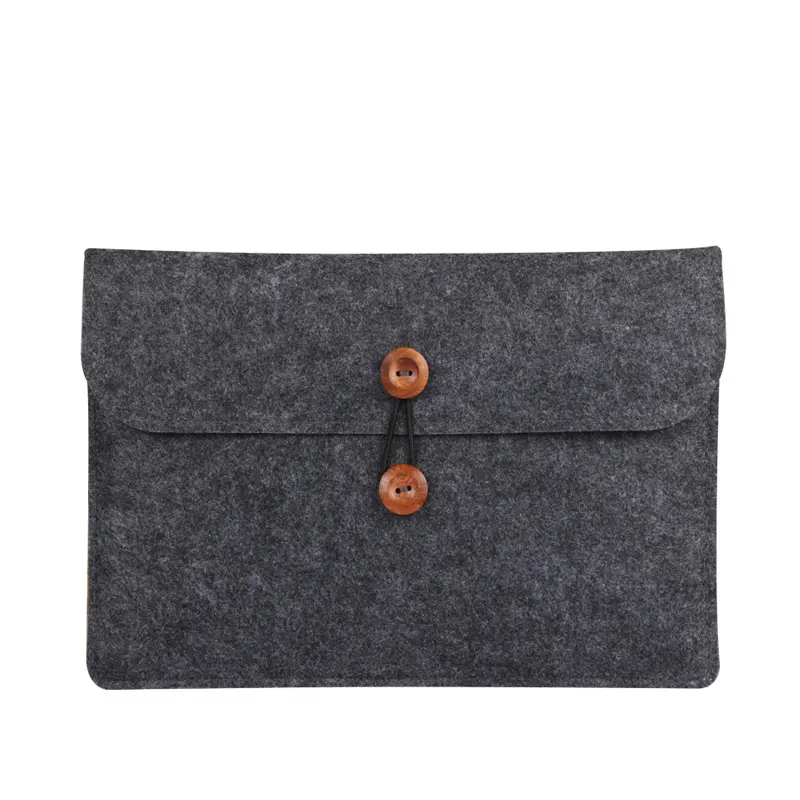 custom wholesale business style notebook tablet bag felt laptop sleeve case for men women