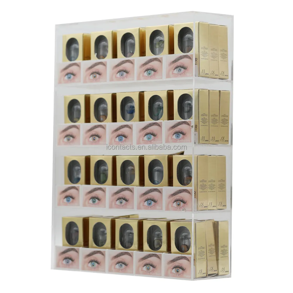 60 pcs/lot with display 120 box/lot with display wholesale Freeshipping 75 color sexy contact lens lenses magic eye contacts