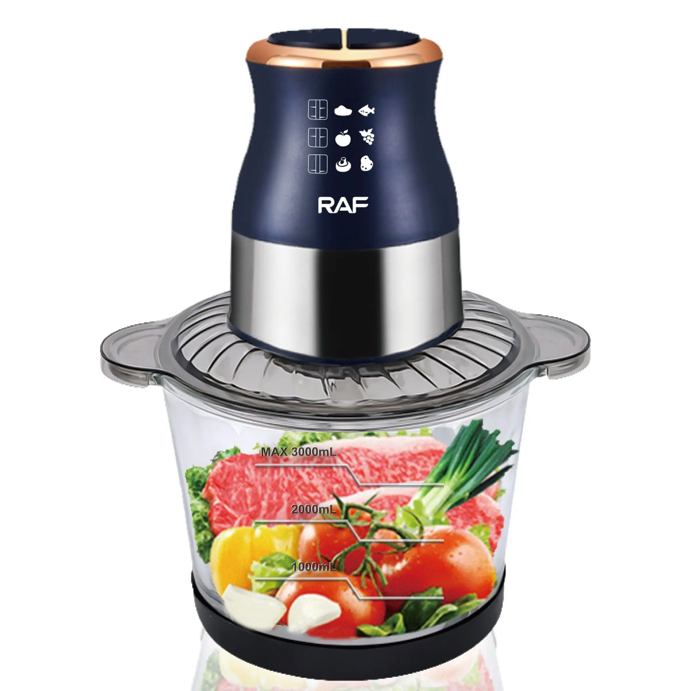 Superior Quality Multifunctional Automatic Mincing Electric Meat Grinders Yam Pounder Food Processor Electric Food Chopper