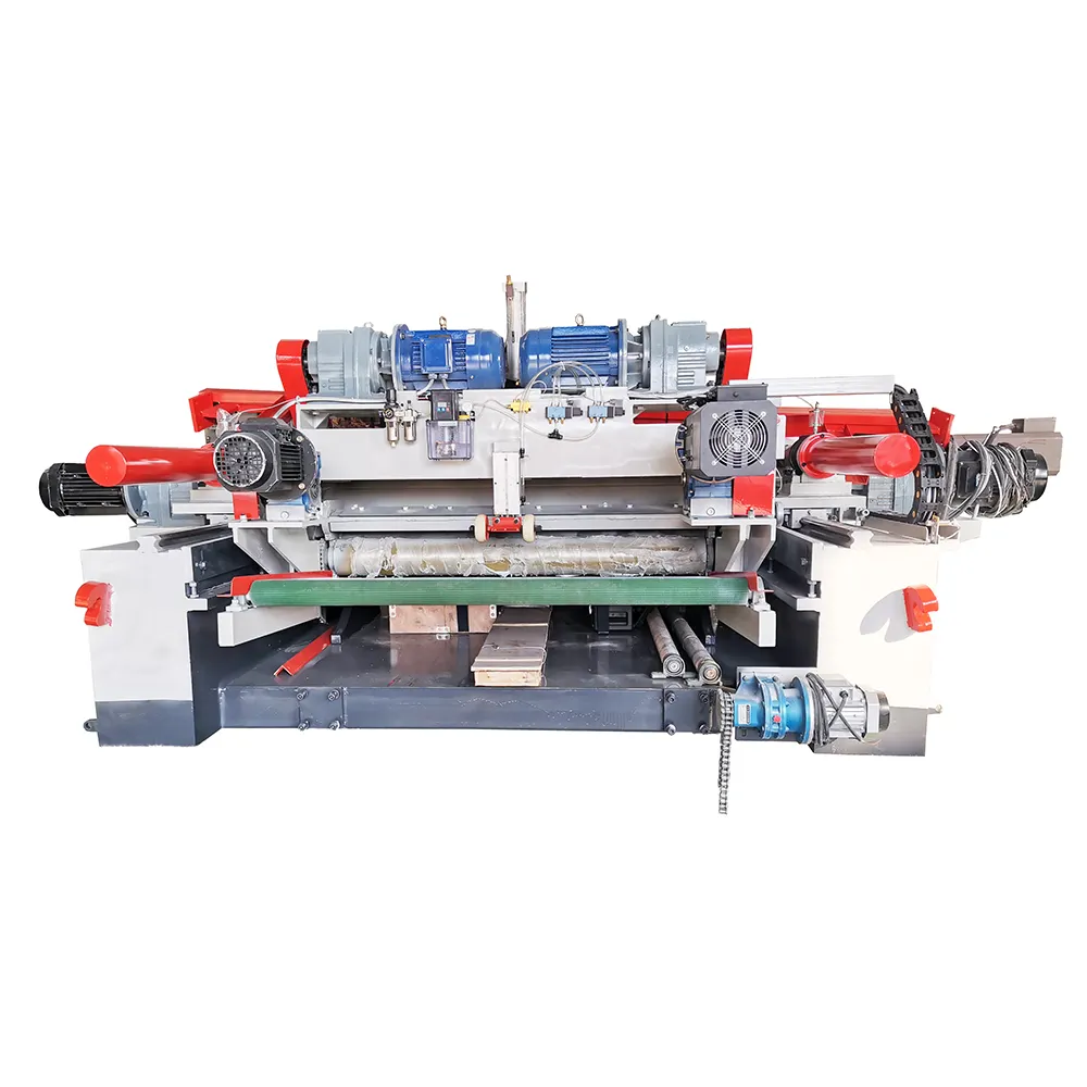 4/8 Feet log wood face veneer peeling machine for plywood making