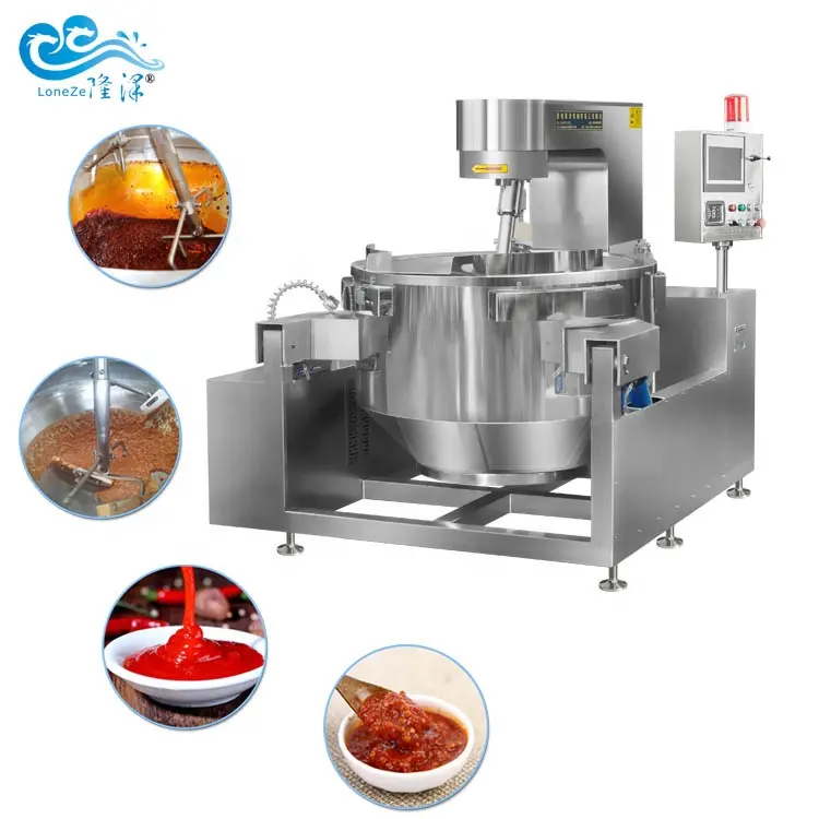 Black Pepper Garlic Sauce Commerical Food Cooking Mixer Machine Cheap Price for Sale