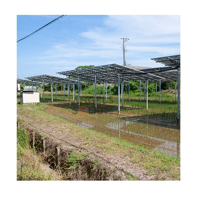 Angels GS3129 Solar Farm Mounting Structure Solar Support For Solar Panels Ground Farm