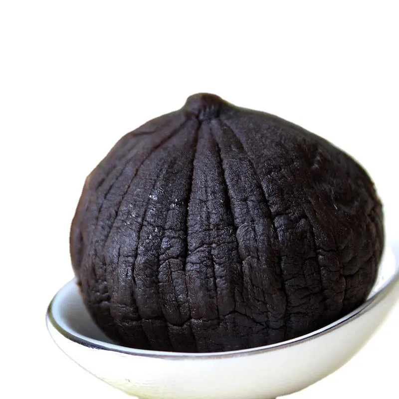 Single head fermented black garlic retains alliin intact