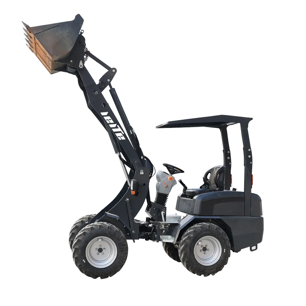 Euro 5 CE EPA Small Loader China Manufacturer Small Skid Steer Loader 800KG 1 ton 2 ton Mini Wheel Loader For Sale