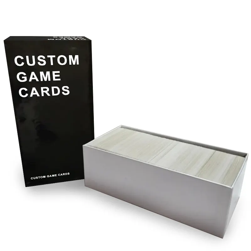 Пользовательские настольные карты печатная колода персонализированные игровые карты Вечеринка полноцветная игра покер игральные карты с коробкой