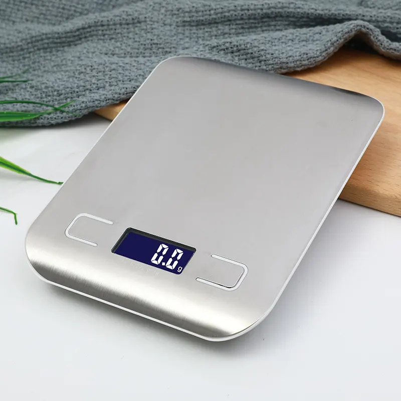 Цифровые кухонные весы из нержавеющей стали для еды, 5 кг, 10 кг