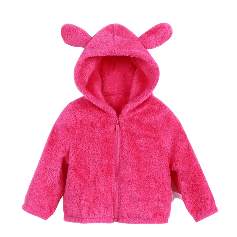 FITBEAR Brand Cute Baby Top Outwear Clothes Warm Baby Animal Hoodie With Ears