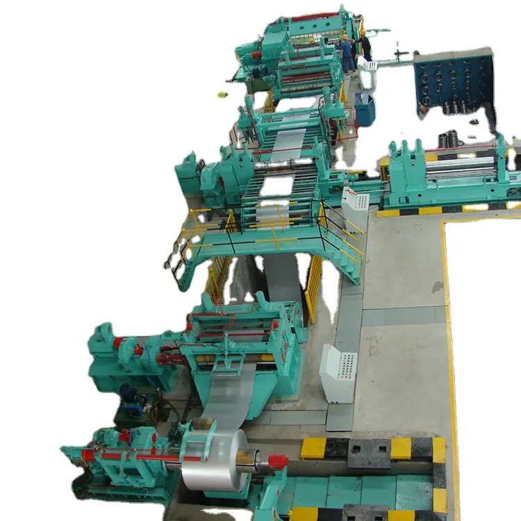 aluminum coil cutting machine/ sheet metal straightening machine automatic metal sheet slitting machine