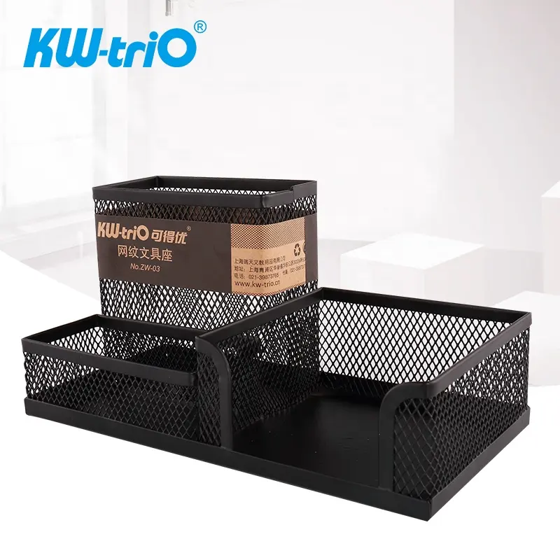 Premium and the Best Price of 3 Compartments Office Mesh Desk Organizer