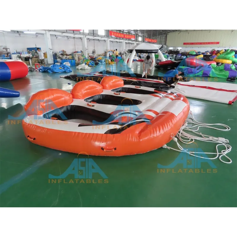 3 Person Inflatable Water Sport Towables Tube Inflatable Jet Ski Towable Tube