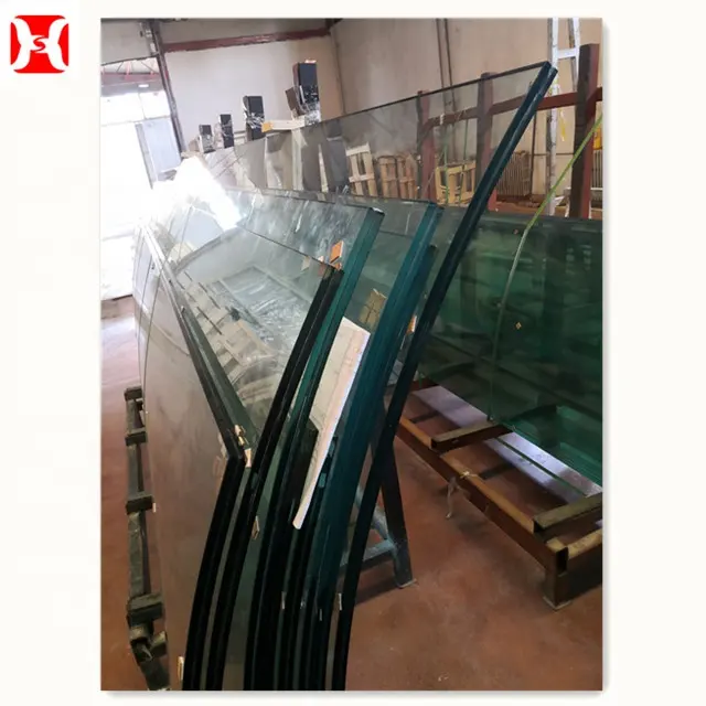 High Quality curved Wholesale Laminated Glass Laminated Bulletproof Glass