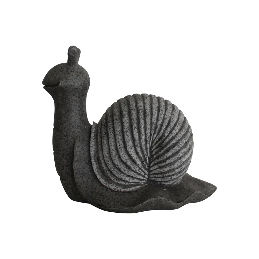 OEM   ODM Outdoor Garden Polished Snail Decoration