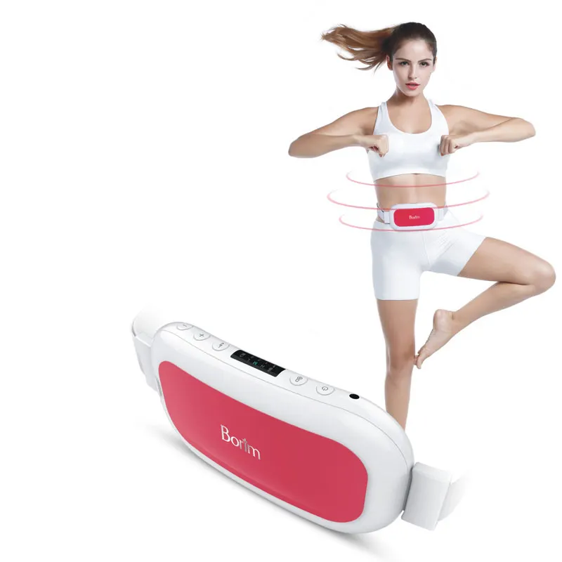 High Quality Abdominal Muscle Rechargeable Electric Vibration Body Care Vibration Slimming Massage Belly Fat Burner Belt