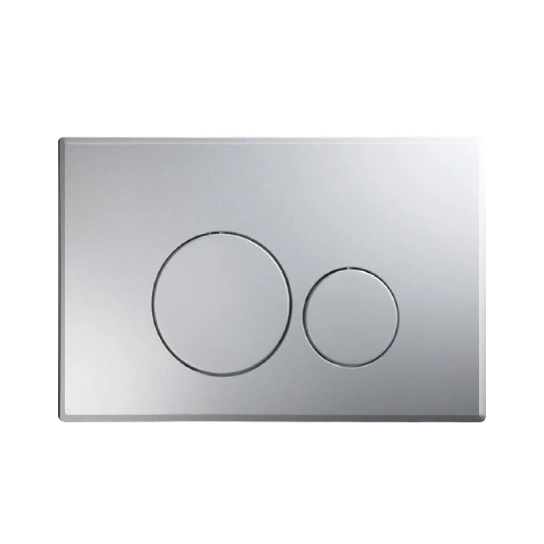F5020 ARS ASA chrome Spraying silver Dual Flush Panel toilet flush tank plate dual button trial buttons