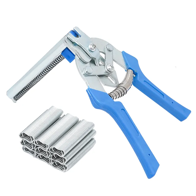 High quality Chicken Cage supply M Ring Clamp Mesh Cage Assemble Metal Install Tool Animal M ring Clamp Plier