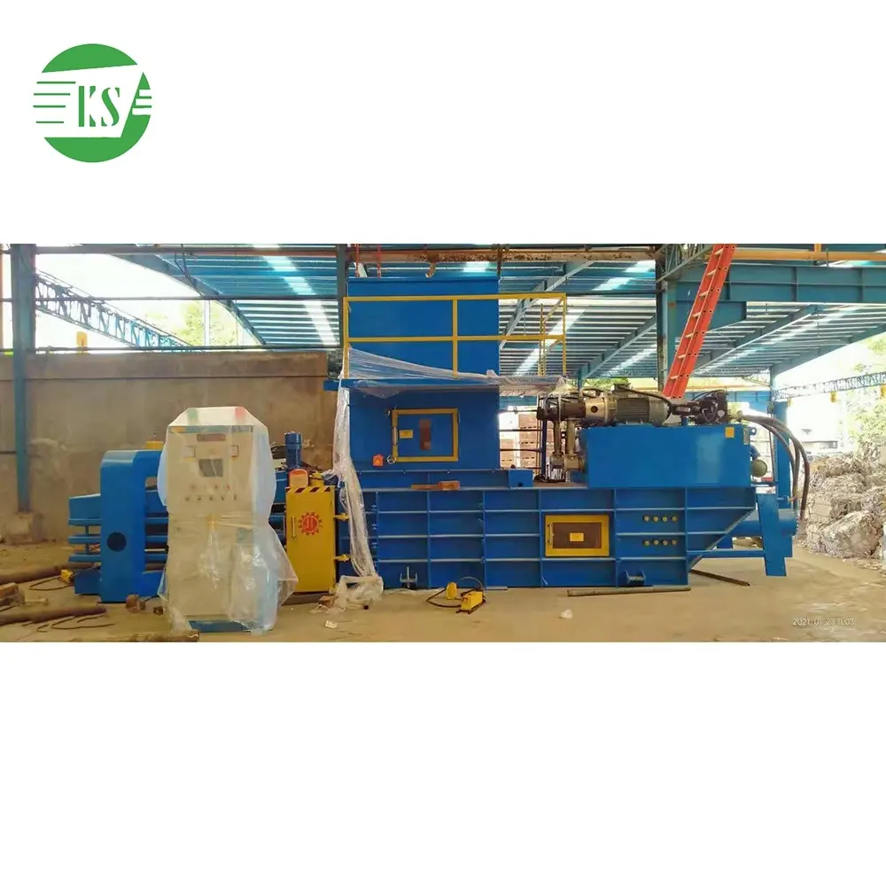 WX-200T/100T waste scrap cardboard paper press machine baler plastic wastes baler