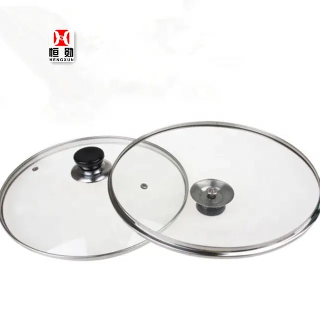 High quality clear dome tempered glass lid cover for cookware