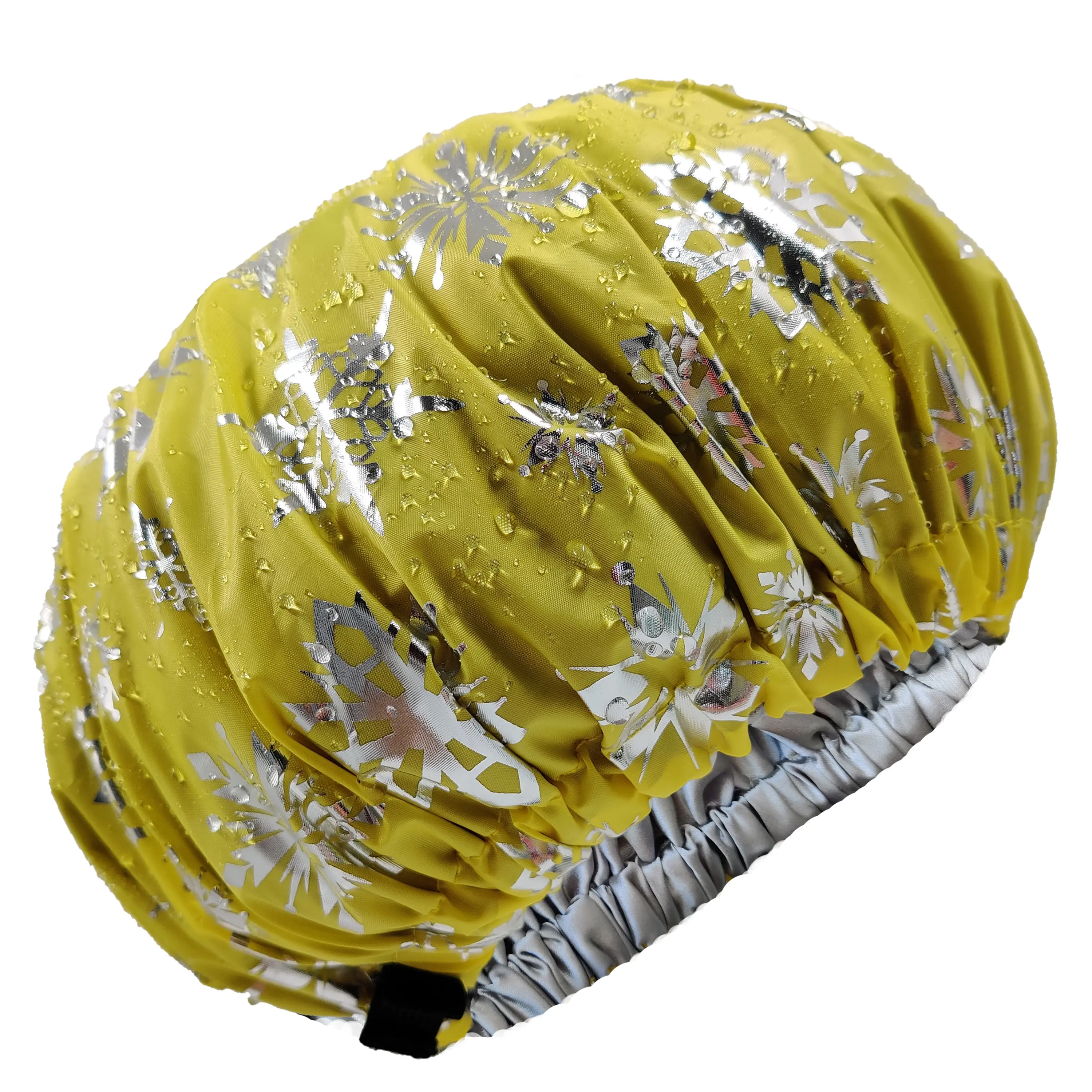 Double Layer extra Large Shower Cap Waterproof Hair Cap for women