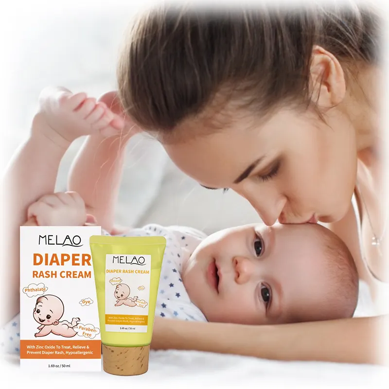 Wholesale Private Label  Natural Organic High Security Baby Redness Soothing Eczema Itch Nappy Diaper Rash Cream