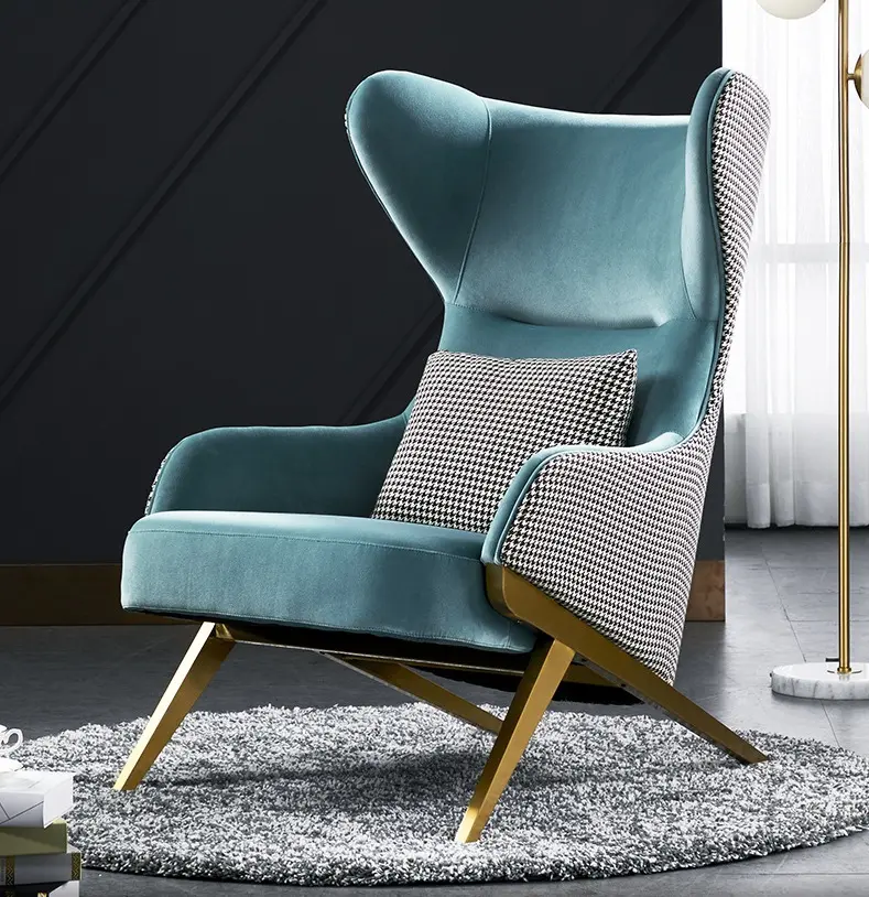 Роскошный современный золотистый эргономичный стул ласточкиная корка мягкий стул для дома отеля кафе